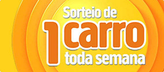 Sorteio de um carro toda semana